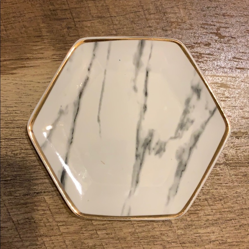 marble jewelry tray.